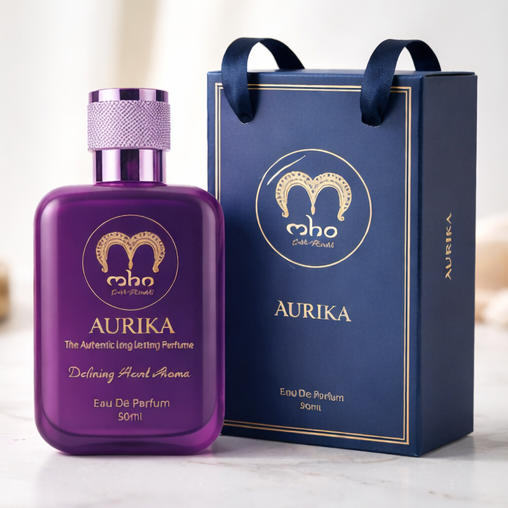 Mho Aurika Eau De Parfum 50ml – Long Lasting Luxury Perfume for Men & Women | Premium Designer Fragrance with Gift Box
