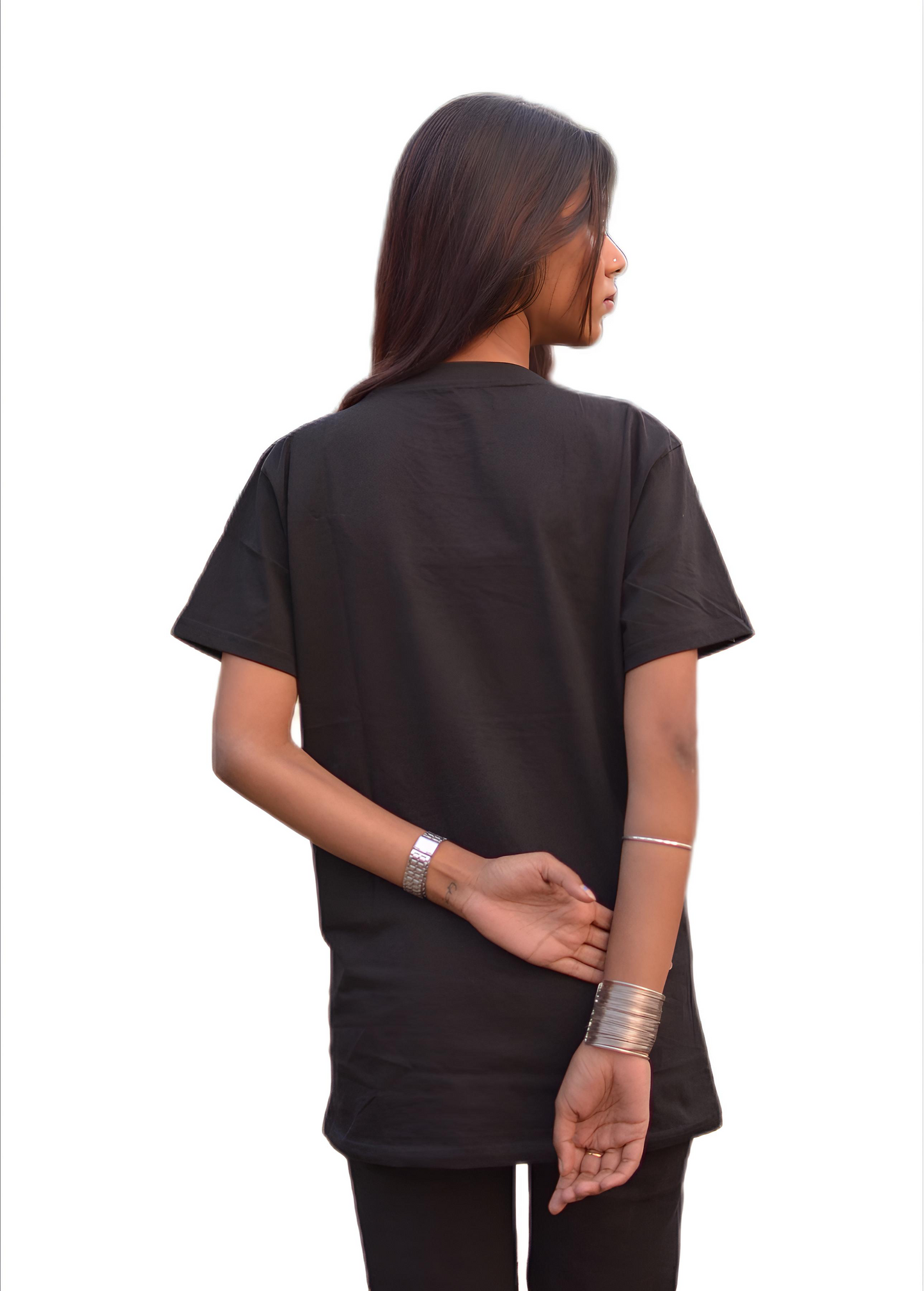 MHO India “Shiv Hi Satya Hai” Graphic Black T-Shirt | 100% Cotton | Unisex Regular Fit