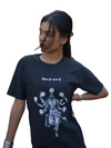 MHO India “Shiv Hi Satya Hai” Graphic Black T-Shirt | 100% Cotton | Unisex Regular Fit