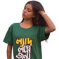 MHO India Bengali Typography Green T-Shirt | Unisex Regular Fit | “ল্যাদ লগনে জন্ম”