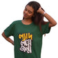 MHO India Bengali Typography Green T-Shirt | Unisex Regular Fit | “ল্যাদ লগনে জন্ম”